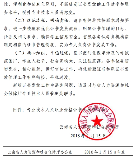 �������������°澭��רҵ������Ա�ʸ�֤���֪ͨ