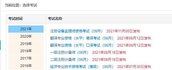 2021年中级经济师成绩查询流程3