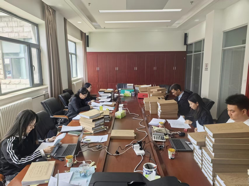 银行账户年检工作现场