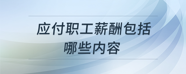 应付职工薪酬构成示意图