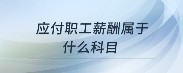 应付职工薪酬科目解析