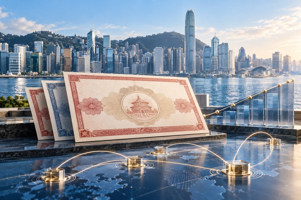 香港人民币国债发行原创示意图